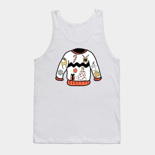 Really Ugly Christmas Sweater Tank Top